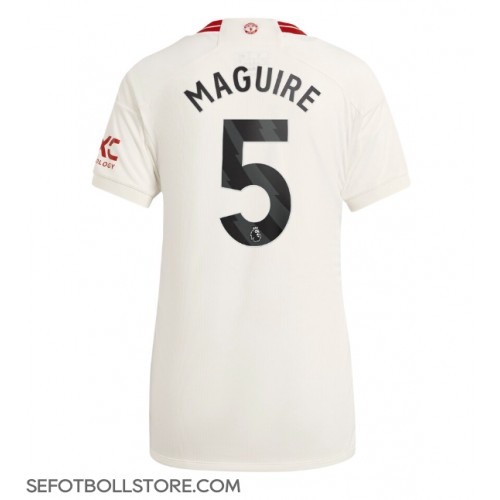 Manchester United Harry Maguire #5 Replika Tredje Tröja Dam 2023-24 Kortärmad